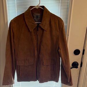 Men's Tan Suede Jacket